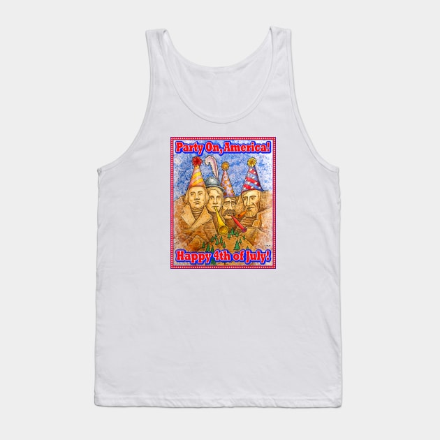 Party On America! Tank Top by JEAndersonArt